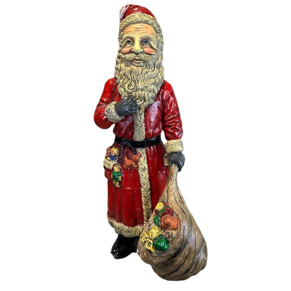 Festive Santa Claus Holiday Figurine